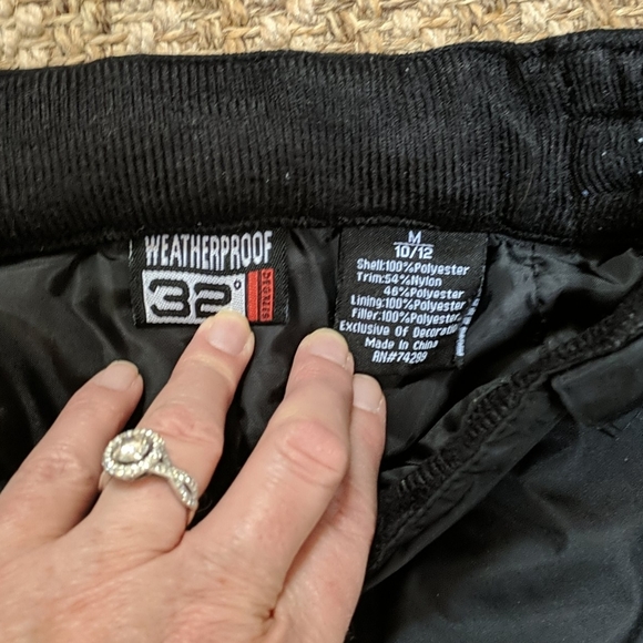 Weatherproof 32 Degrees Girls Snow pants Sz 10/12 - Picture 4 of 7